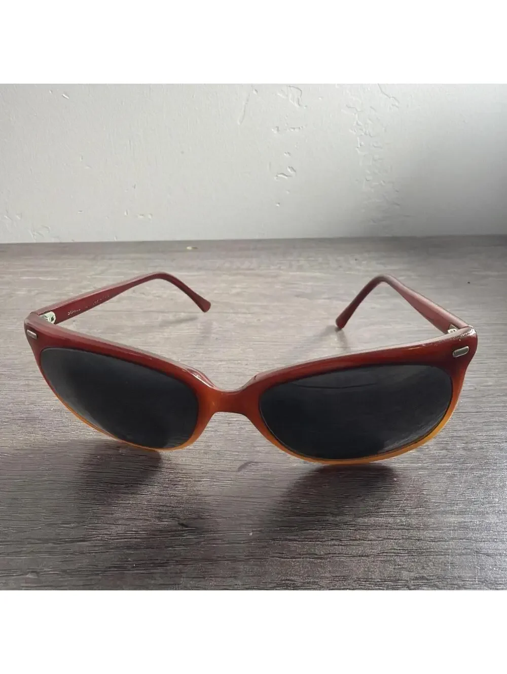 Vintage Maui Jim Sunglasses France Brown Oversized FRAMES ONLY